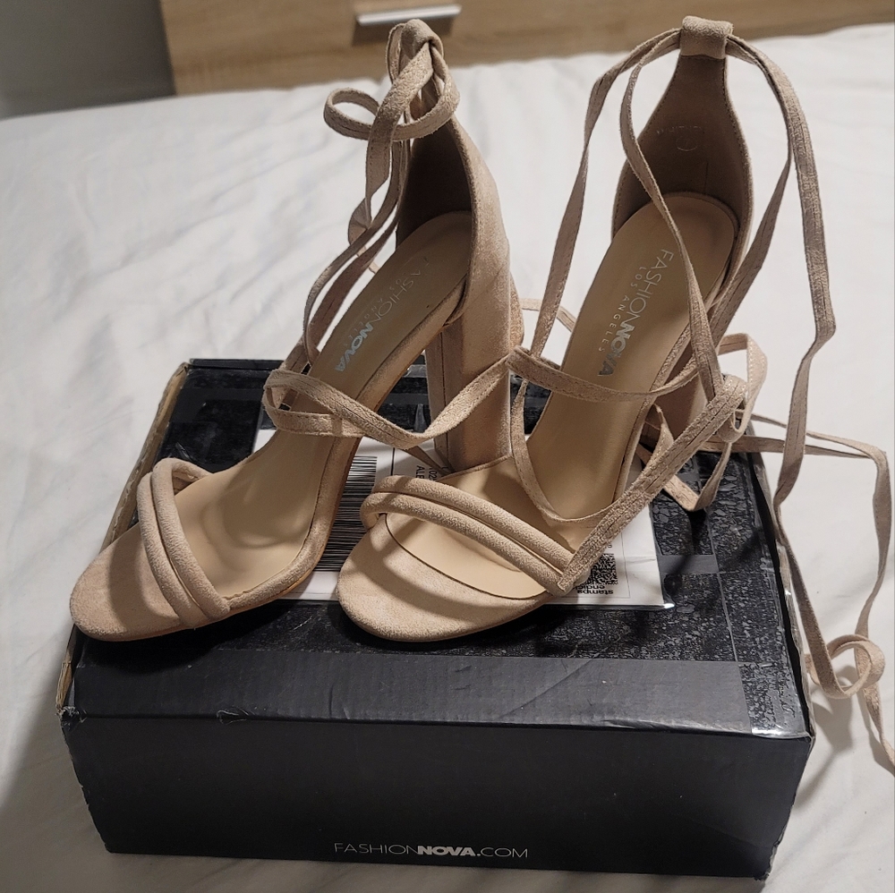 Fashion Nova Suede Heels